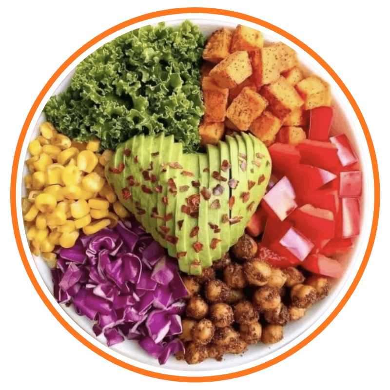 bol d'aliments sains